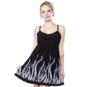 Sourpuss Tentacle Octopus Babydoll Dress